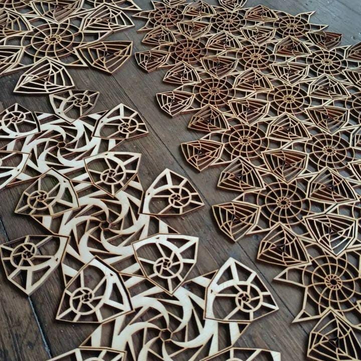 tesselation laser cut