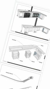tekening bar skate cafe ladybird