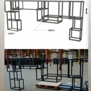 tekening kast bar skate cafe ladybird