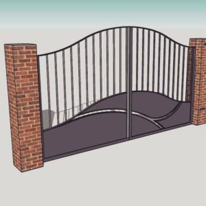 3d visualisatie hekwerk